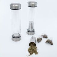 SilverOnyx Tea Infuser - Tea Tumbler Travel Mug Tea Cup - Portable Tea Pot with Stainless Steel Loose Leaf Tea... N5