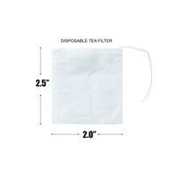 Adecco LLC Disposable Tea Filter Bags - 100 Count (100) N7