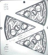 Pepperoni Pizza Chocolate Candy Mold 1201