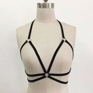 HOT Sale!Women Bandage Alluring Bra Bustier,Canserin Harness Elastic Cage Strappy Hollow Out N20
