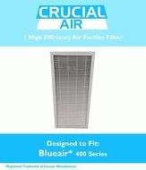 Blueair Air Purifier Filter Fits 400 Series Air Purifiers, Designed &amp; Engineered by Crucial Air