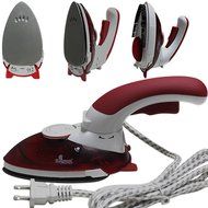 Travel Steam Iron &amp; Fabric Shaver Set by Houzem&trade; Compact, Lightweight Design &ndash; Stainless Steel, Non-Stick, Anti-Drip... N7