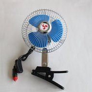 Hooshion 12V Car Vehicle Cool Fan Mounting Clip Truck Mini Air Fan Cooler Oscillating with 1.2 Meter Cable for... N11