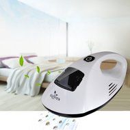 Handheld vacuum cleaner,Euleven 3005C UV Bed Vacuum Cleaner with Vibrating Single pad,White N4