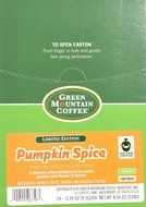 Green Mountain Coffee Pumpkin Spice 96 K-Cups N2