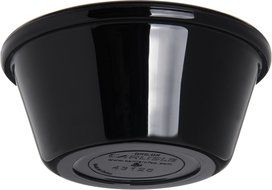 Carlisle 4312603 SAN Smooth Ramekin, 6 oz Capacity, 1.80" Height, Black (Case of 48) N7
