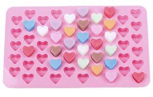Tifan Silicone DIY 55 Mini Heart Shape Baking Mould Chocolate Mold Cake Decoration Ice Cube Mold N2