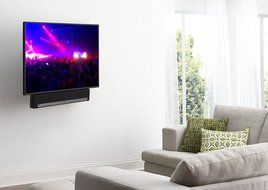 Sanus Soundbar Mount for Most Soundbars up to 15 lbs - Features Simple Install and Tool-Free Adjustments - Compatible... N3