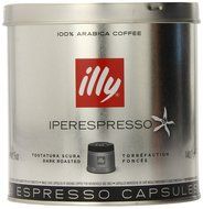 illy iperEspresso Capsules Dark Roasted Coffee, 5-Ounce, 21-Count Capsules N8