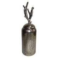 A&amp;B Home KIH39636 7 x 23 in. Aluminium &amp;Iron Lidded Jar, Itlalian