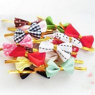 Y&amp;XL&amp;H 50pcs/set Baking Bread Bag Sealing Lovely Bow Knot Cookie Packing Bags Wire Lollipop Cake Packing (Random... N6