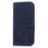 iPhone 7 Case (4.7 inch) - Wallet Folio Flip Embossed Campanula PU Leather Case with Stand Card Slots Slim Fit... N14
