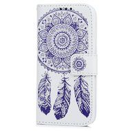iPhone 7 Case (4.7 inch) - Wallet Folio Flip Embossed Campanula PU Leather Case with Stand Card Slots Slim Fit... N21