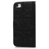 iPhone 7 Case (4.7 inch) - Wallet Folio Flip Embossed Campanula PU Leather Case with Stand Card Slots Slim Fit... N22