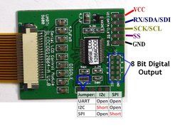 Serial:UART/IIC/I2C/SPI 128x64 12864 Slim Graphic LCD Module for Arduino/PIC/AVR N2
