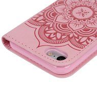 iPhone 7 Case (4.7 inch) - Wallet Folio Flip Embossed Campanula PU Leather Case with Stand Card Slots Slim Fit... N23