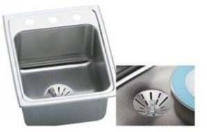Elkay DLR172210PD1 18 Gauge Stainless Steel 17 x 22 x 10.125 Single Bowl Top Mount Kitchen Sink Kit with 1 Hole...