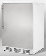 Summit: FF67SSHV 5.5 cu. ft. Compact Refrigerator with Adjustable Wire Shelves, Door Storage, Fruit/Vegetable...