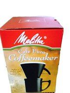Brew One Cup of Coffee With Melitta Pour Over Cafe Euro Coffeemaker and Filters N4
