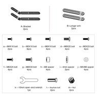 Mounting Dream MD5420 Sound Bar Bracket Universal Sound Bar TV Mount for Mounting Above or Under TV Fits Most... N5