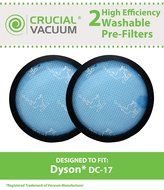 2 Dyson DC17 (DC-17) Washable &amp; Reusable Replacement Micro Allergen Pre-Filters Fits ALL Dyson DC17 models, Compare...