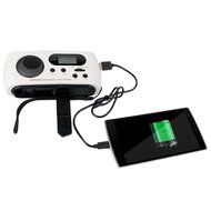 TIVDIO RD-612 Dynamo Emergency Solar Hand Crank FM/AM/NOAA Weather Alert Radio with Flashlight Smart Phone Charger... N3