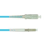 1m (3.28ft) LC-SC 10Gb 50/125 OM3 Duplex Multimode PVC Fiber Optic Cable N2