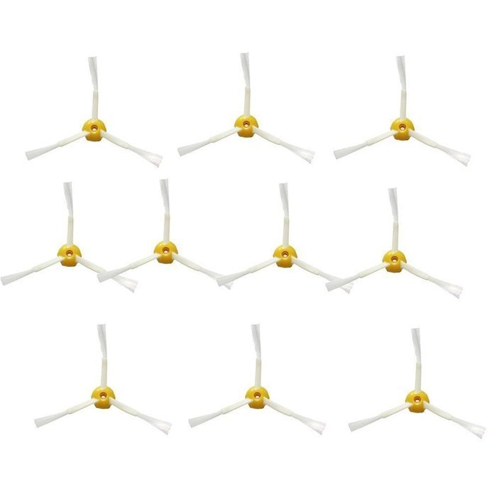 SHP-ZONE 10 pack 3 armed Side Brush replace for irobot Roomba Vacuum 800 Series 880 870 Vacuum Cleaning Robots