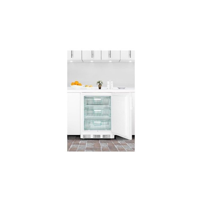 Summit ALF620LBI: ADA compliant built-in undercounter all-freezer capable of -25(degree) C operation, with front... N2