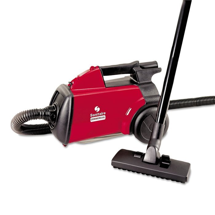 Sanitaire EUR 3683 Commercial Compact Canister Vacuum, 10 lb., Red