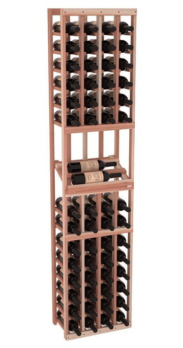Wine Racks America Redwood 4 Column Side Display Kit. 13 Stains to Choose From! N3