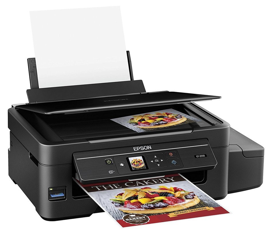 Epson Expression Et 2550 Ecotank Wireless Color All In One Supertank Printer With Scanner 5202