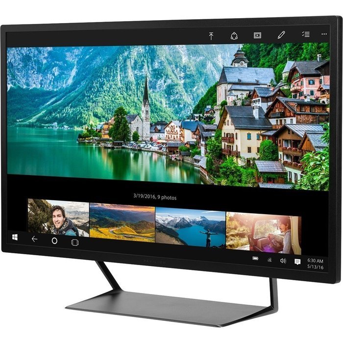 HP - Pavilion 32" LED HD Monitor - Black N3