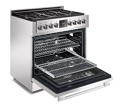Fulgor Milano F6PDF366S1 Sofia 36" Dual Fuel Professional Range, Stainless Steel