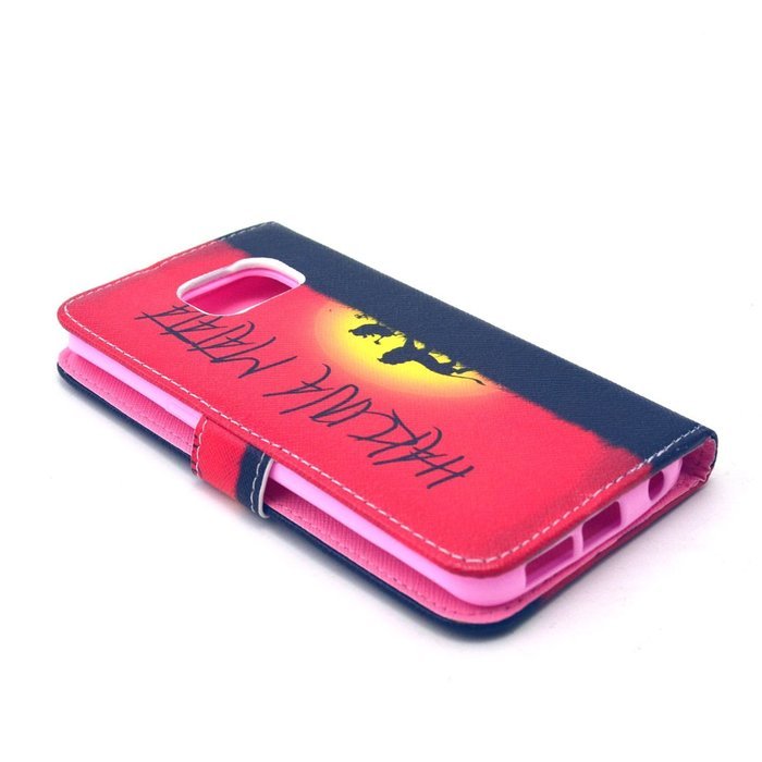 Galaxy S6 Case, Firefish Premium [Kickstand] Build-in Double Protection PU Wallet Case with Magnetic Closure Shock-Absorbing... N26