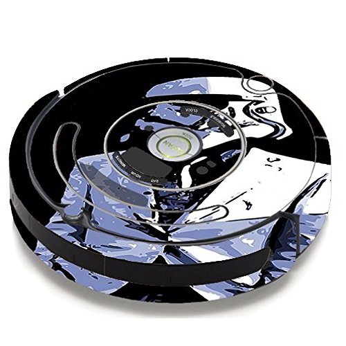 Skin Decal Vinyl Wrap For IRobot Roomba 650 655 Vacuum / Pimped Out Storm Guy