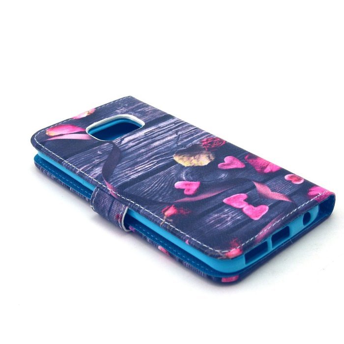 Galaxy S6 Case, Firefish Premium [Kickstand] Build-in Double Protection PU Wallet Case with Magnetic Closure Shock-Absorbing... N34
