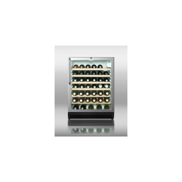 40 Bottle Single Zone Built-In Wine Refrigerator