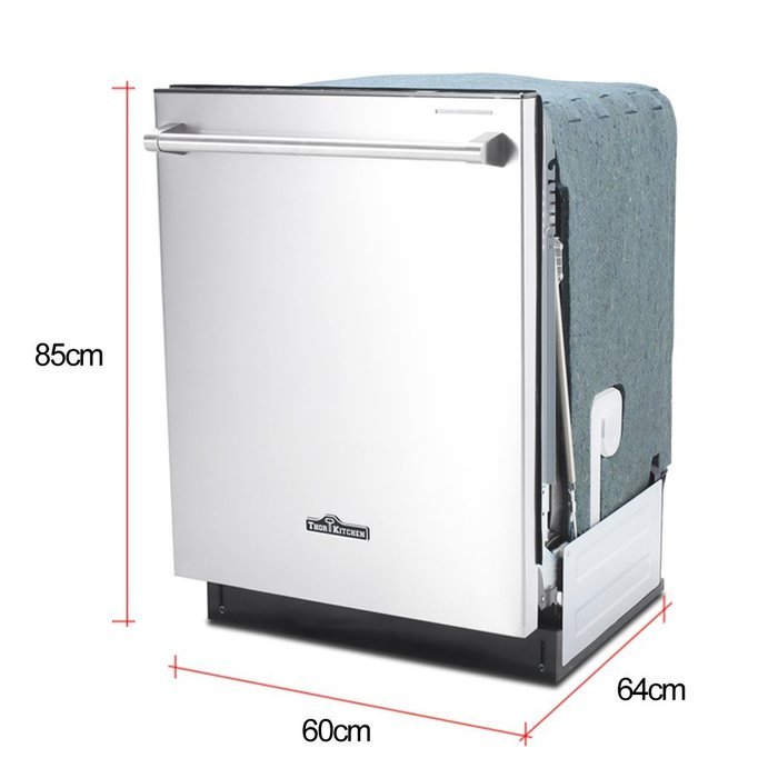 Anself THOR KITCHEN 24 Inch Stainless Steel Dish Washer Fully Integrated Built-In Dishwasher N4