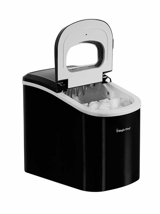 Magic Chef MCIM22B Ice Maker, 27 lb, Black N3