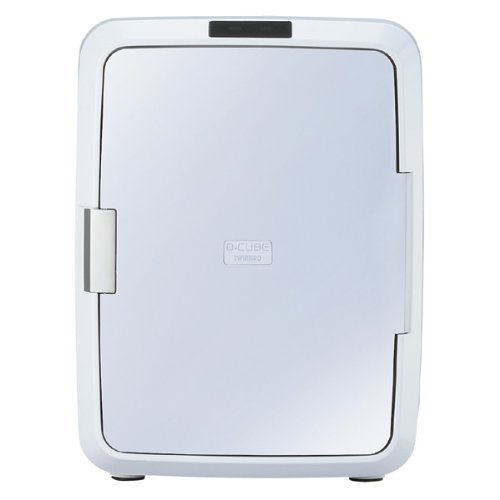 TWINBIRD 2-powered portable electronic suitable temperature box D-CUBE X HR-DB08GY (gray) N6