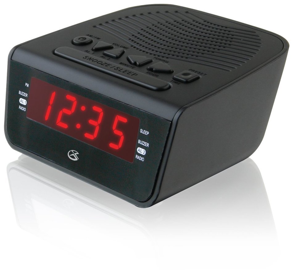 GPX C224B - Clock radio - display: 0.6" C224B