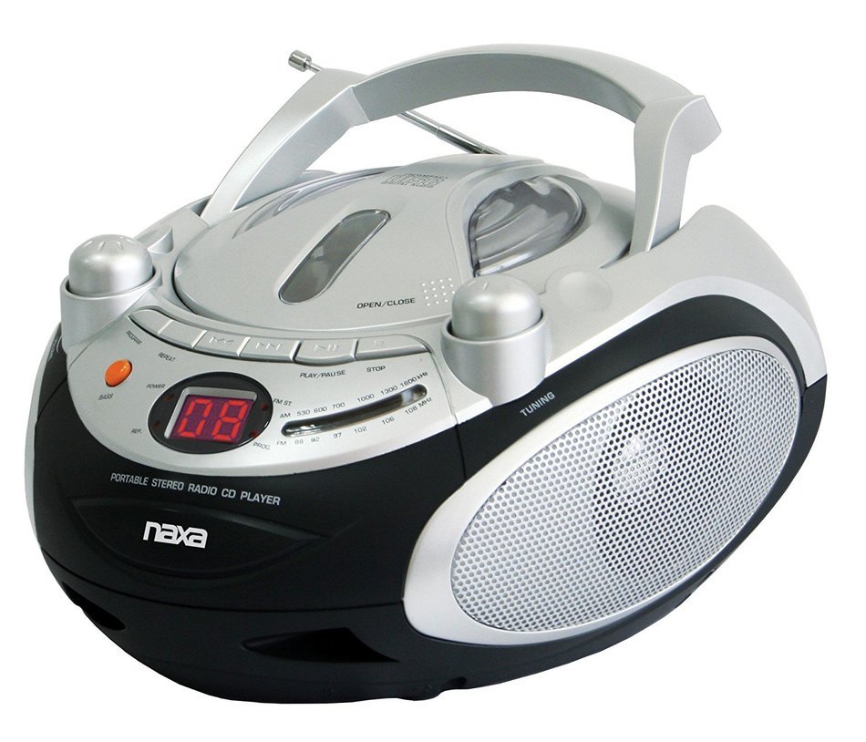 Naxa NPB-245 Portable CD Player and AM/FM Stereo Radio