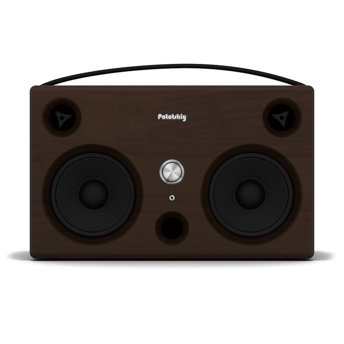 Vintage Brown Portable Audio Boombox, From 10 to 30 Hours Without Charging