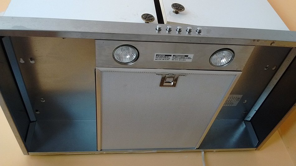 Nutone QR025 Presenza 30-Inch Under Cabinet Range Hood in Stainless Steel
