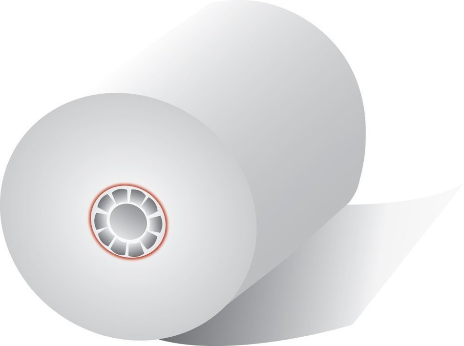 Quality Park Single-Ply Black Image Thermal Paper Calculator and POS/Cash Register Rolls, 3.125 Inches x 273 Feet... N2