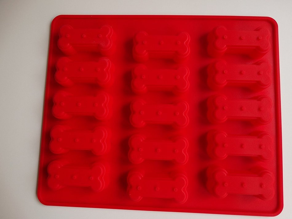 Liobra Premium Quality Set of Puppy Paw and Dog Bone NonStick Silicone Molds - Food Grade - View Details Here N6