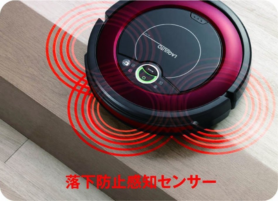 CCP Automatic robot vacuum cleaner high-grade model into [LAQULITO] walls dark red CZ-907-DR N5