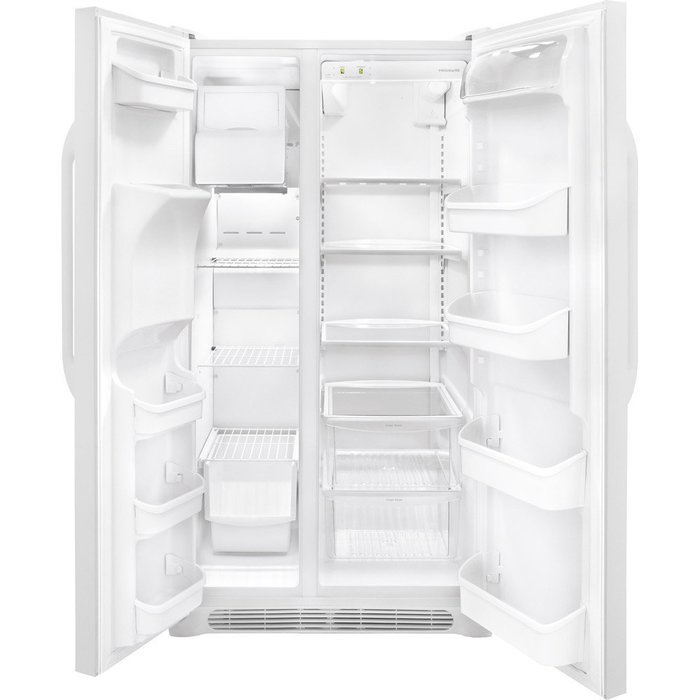 Frigidaire FFSS2614QP 26.0 Cu. Ft. Pearl White Side-By-Side Refrigerator N2