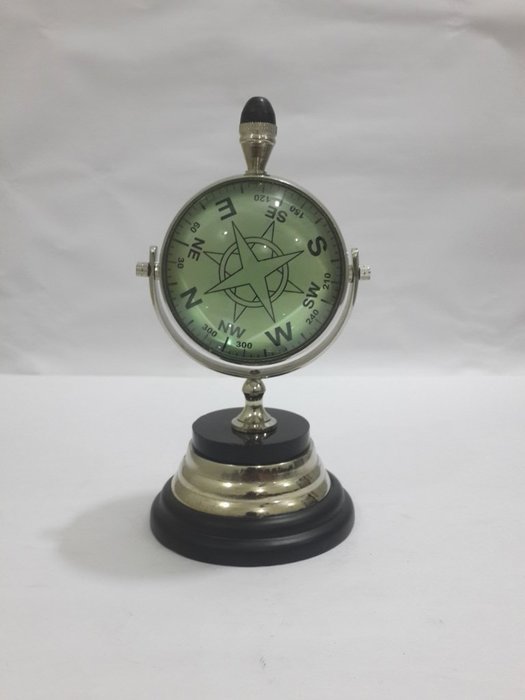Nautical Style Table Top Desk Chrome Clock Collectible clock Chritsmas Gift
